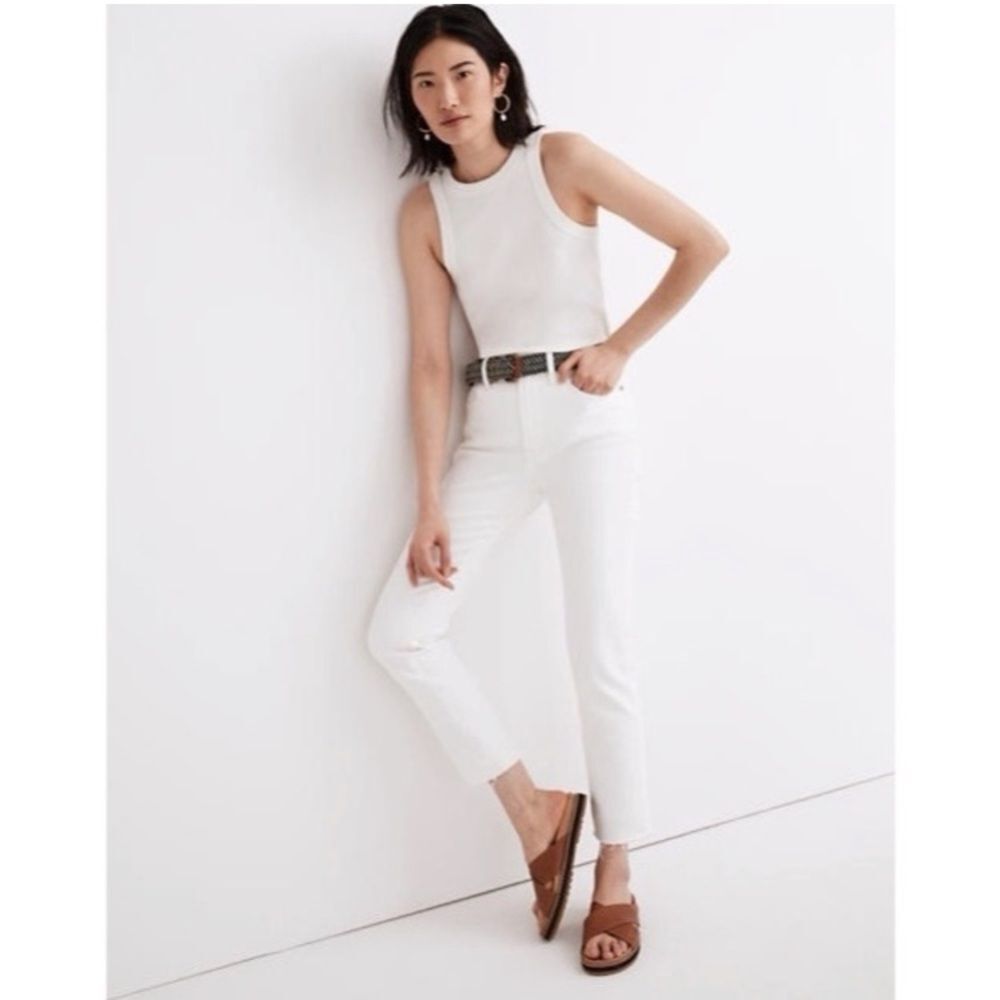 Madewell Perfect Vintage‎ Jean in White 23